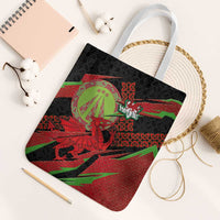 Welsh Celtic-Awen Tote Bag Wales Y Ddraig Goch with Celtic Knot Sporty - Wonder Print Shop