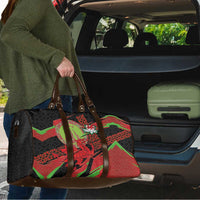 Welsh Celtic-Awen Travel Bag Wales Y Ddraig Goch with Celtic Knot Sporty - Wonder Print Shop