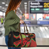 Welsh Celtic-Awen Travel Bag Wales Y Ddraig Goch with Celtic Knot Sporty - Wonder Print Shop
