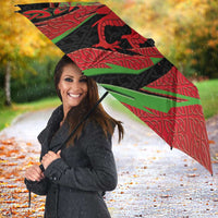 Welsh Celtic-Awen Umbrella Wales Y Ddraig Goch with Celtic Knot Sporty - Wonder Print Shop