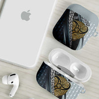 Brittany Triskele Celtic AirPods Case Silver and Gold Sporty Style - Wonder Print Shop