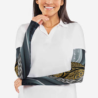 Brittany Triskele Celtic Arm Sleeves Silver and Gold Sporty Style - Wonder Print Shop