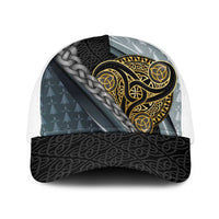 Brittany Triskele Celtic Baseball Net Cap Silver and Gold Sporty Style - Wonder Print Shop
