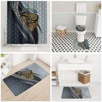Brittany Triskele Celtic Bathroom Set Silver and Gold Sporty Style - Wonder Print Shop