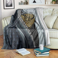 Brittany Triskele Celtic Blanket Silver and Gold Sporty Style - Wonder Print Shop