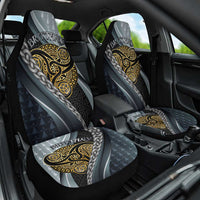Brittany Triskele Celtic Car Seat Cover Silver and Gold Sporty Style - Wonder Print Shop