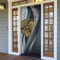 Brittany Triskele Celtic Door Cover Silver and Gold Sporty Style - Wonder Print Shop