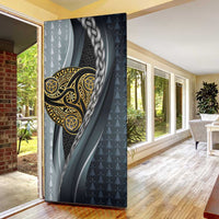 Brittany Triskele Celtic Door Cover Silver and Gold Sporty Style - Wonder Print Shop