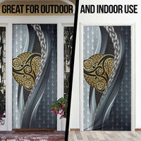 Brittany Triskele Celtic Door Cover Silver and Gold Sporty Style - Wonder Print Shop