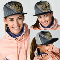 Brittany Triskele Celtic Mesh Trucker Cap Silver and Gold Sporty Style - Wonder Print Shop