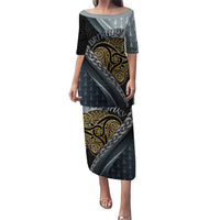 Brittany Triskele Celtic Puletasi Silver and Gold Sporty Style - Wonder Print Shop