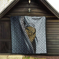 Brittany Triskele Celtic Quilt Silver and Gold Sporty Style - Wonder Print Shop