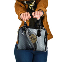 Brittany Triskele Celtic Shoulder Handbag Silver and Gold Sporty Style - Wonder Print Shop