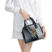 Brittany Triskele Celtic Shoulder Handbag Silver and Gold Sporty Style - Wonder Print Shop