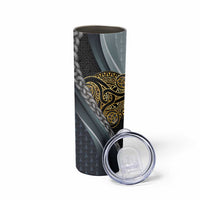 Brittany Triskele Celtic Skinny Tumbler Silver and Gold Sporty Style - Wonder Print Shop