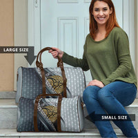 Brittany Triskele Celtic Travel Bag Silver and Gold Sporty Style - Wonder Print Shop