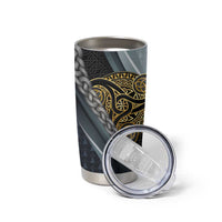 Brittany Triskele Celtic Tumbler Cup Silver and Gold Sporty Style - Wonder Print Shop