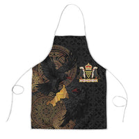 Cornwall Celtic-Chough and Knot Apron - Wonder Print Shop
