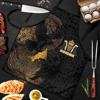 Cornwall Celtic-Chough and Knot Apron - Wonder Print Shop