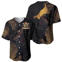 Cornwall Celtic-Chough and Knot Baseball Jersey - Wonder Print Shop