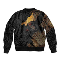 Cornwall Celtic-Chough and Knot Bomber Jacket - Wonder Print Shop