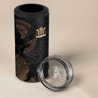 Cornwall Celtic-Chough and Knot 4 in 1 Can Cooler Tumbler - Wonder Print Shop