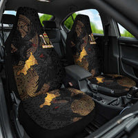 Cornwall Celtic-Chough and Knot Car Seat Cover - Wonder Print Shop