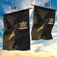 Cornwall Celtic-Chough and Knot Garden Flag - Wonder Print Shop