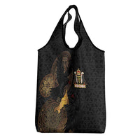 Cornwall Celtic-Chough and Knot Grocery Bag - Wonder Print Shop