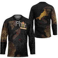 Cornwall Celtic-Chough and Knot Hockey Jersey - Wonder Print Shop