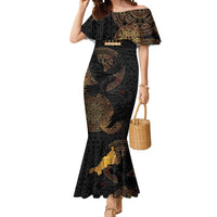 Cornwall Celtic-Chough and Knot Mermaid Dress - Wonder Print Shop