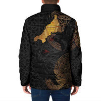 Cornwall Celtic-Chough and Knot Padded Jacket - Wonder Print Shop