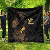 Cornwall Celtic-Chough and Knot Quilt - Wonder Print Shop