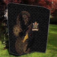 Cornwall Celtic-Chough and Knot Quilt - Wonder Print Shop