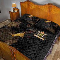 Cornwall Celtic-Chough and Knot Quilt Bed Set - Wonder Print Shop