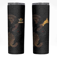 Cornwall Celtic-Chough and Knot Skinny Tumbler - Wonder Print Shop