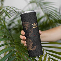 Cornwall Celtic-Chough and Knot Skinny Tumbler - Wonder Print Shop