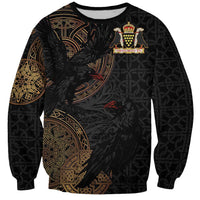 Cornwall Celtic-Chough and Knot Sweatshirt - Wonder Print Shop