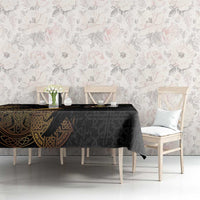 Cornwall Celtic-Chough and Knot Tablecloth - Wonder Print Shop