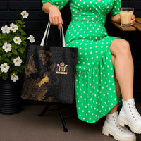 Cornwall Celtic-Chough and Knot Tote Bag - Wonder Print Shop