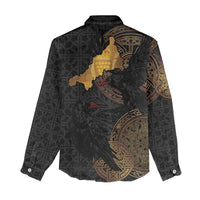 Cornwall Celtic-Chough and Knot Women Casual Shirt - Wonder Print Shop