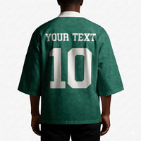 Custom Senegal Football Kimono Traditional Senegalese Fabric Sporty Style
