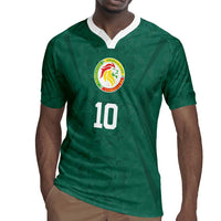 Custom Senegal Football Rugby Jersey Traditional Senegalese Fabric Sporty Style