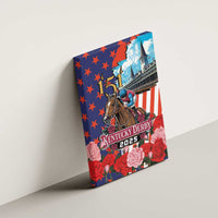 Kentucky Horses Racing 2025 Canvas Wall Art Anniversary 151st The Race for the Roses
