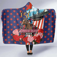 Kentucky Horses Racing 2025 Hooded Blanket Anniversary 151st The Race for the Roses