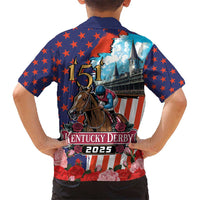 Kentucky Horses Racing 2025 Kid Hawaiian Shirt Anniversary 151st The Race for the Roses
