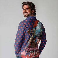Kentucky Horses Racing 2025 Long Sleeve Polo Shirt Anniversary 151st The Race for the Roses