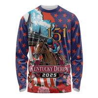 Kentucky Horses Racing 2025 Long Sleeve Shirt Anniversary 151st The Race for the Roses