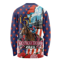 Kentucky Horses Racing 2025 Long Sleeve Shirt Anniversary 151st The Race for the Roses