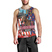 Kentucky Horses Racing 2025 Men Tank Top Anniversary 151st The Race for the Roses